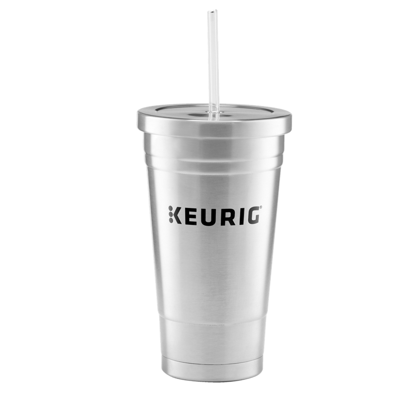 16oz Stainless Steel Iced Beverage Tumbler