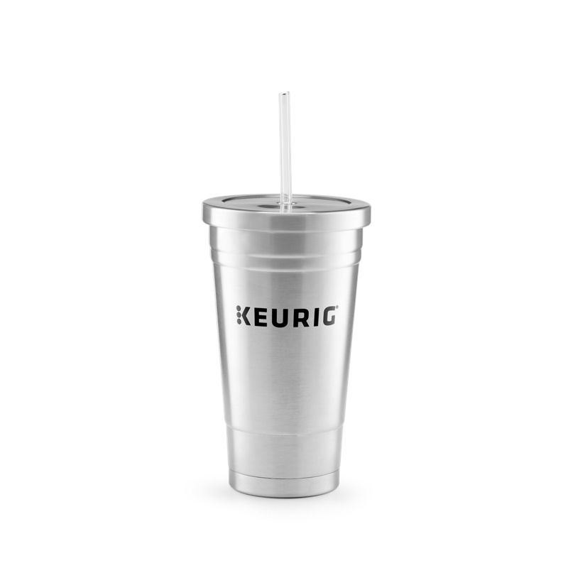 16oz Stainless Steel Iced Beverage Tumbler
