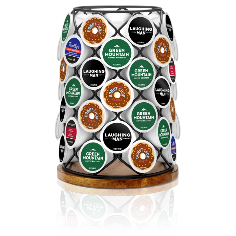 K-Cup® Pod Wood & Wire Carousel